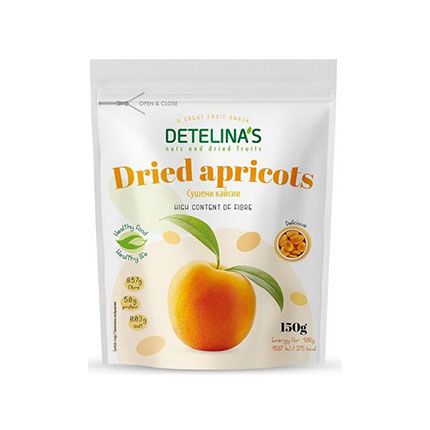 Сушени кайсии Детелина 150г Сушени кайсии Детелина 150г