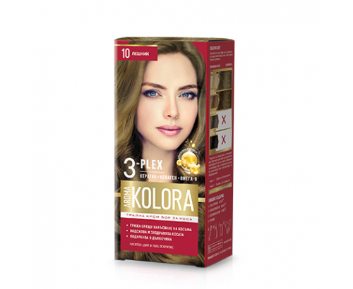 Боя за коса Арома Колор 10 Лешник Боя за коса Арома Колор 10 Лешник