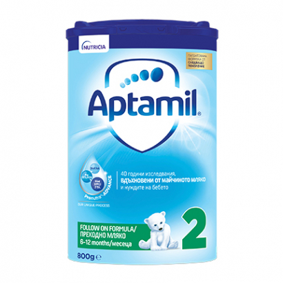 Адаптирано мляко Аптамил Адванс 2 800г