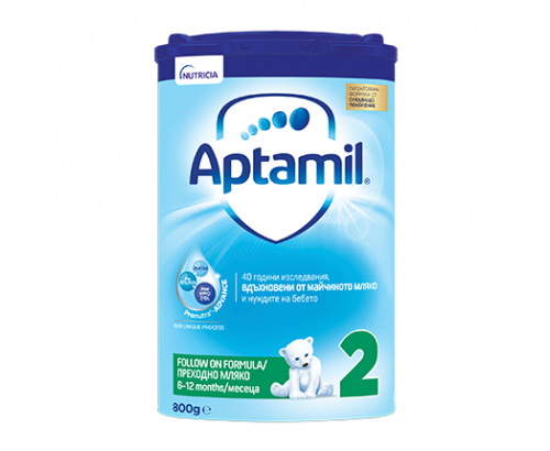 Адаптирано мляко Аптамил Адванс 2 800г Адаптирано мляко Аптамил Адванс 2 800г