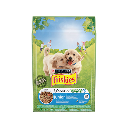 Храна за кучета Фрискас Джуниър 500г Суха Храна за кучета Фрискас Джуниър 500г Суха