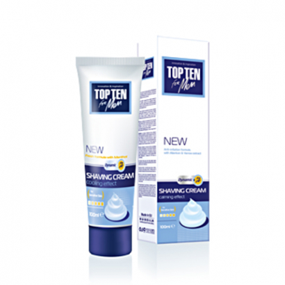 Крем за бръснене Топ Тен 100мл Чувствителна кожа
