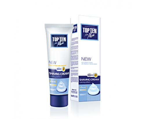 Крем за бръснене Топ Тен 100мл Чувствителна кожа Крем за бръснене Топ Тен 100мл Чувствителна кожа