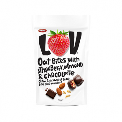 Овесени хапки Лов 70г Ягода, бадем и шоколад