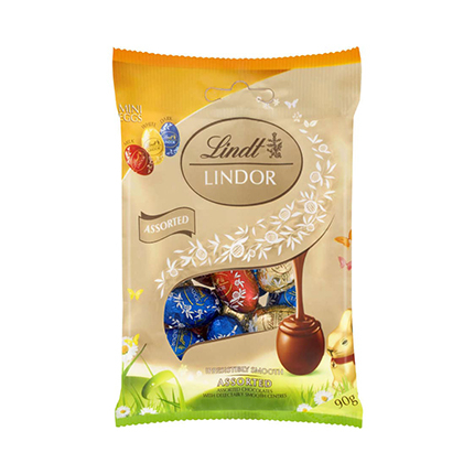 Шоколадови яйца Линдт Линдор 90г Мини асорти