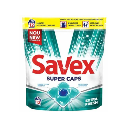 Гел капсули Савекс 12бр Екстра Фреш Гел капсули Савекс 12бр Екстра Фреш