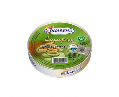 Скумрия Диавена 160г закуска Скумрия Диавена 160г закуска