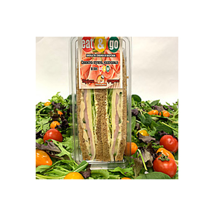 Триъгълен сандвич Ийт енд Го Класик Шунка и кашкавал Триъгълен сандвич Ийт енд Го Класик Шунка и кашкавал