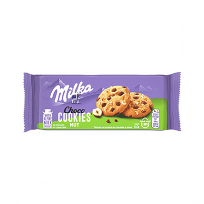 Бисквити Милка 135г Кукис с лешник