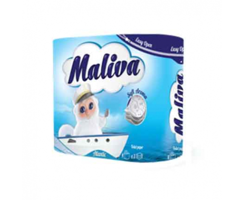 Тоалетна хартия Малива 4бр Атлантик Тоалетна хартия Малива 4бр Атлантик