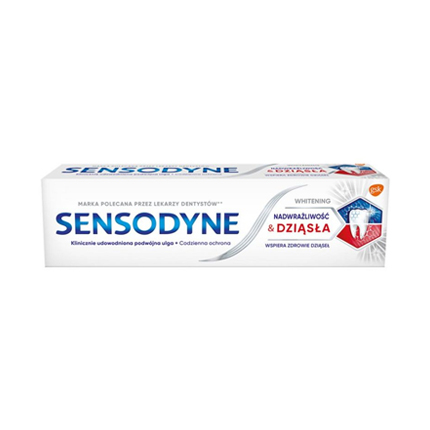 Паста за зъби Сензодин 75мл Сензитив Гъм Уайтанинг Паста за зъби Сензодин 75мл Сензитив Гъм Уайтанинг