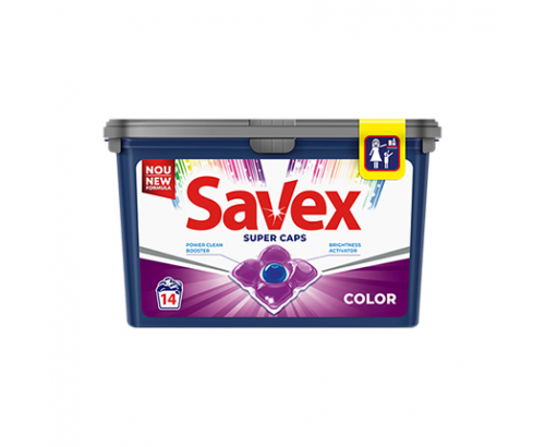 Гел капсули Савекс 14бр Цветно 2в1 Гел капсули Савекс 14бр Цветно 2в1
