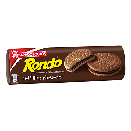 Бисквити Рондо 250г Двоен шоколад