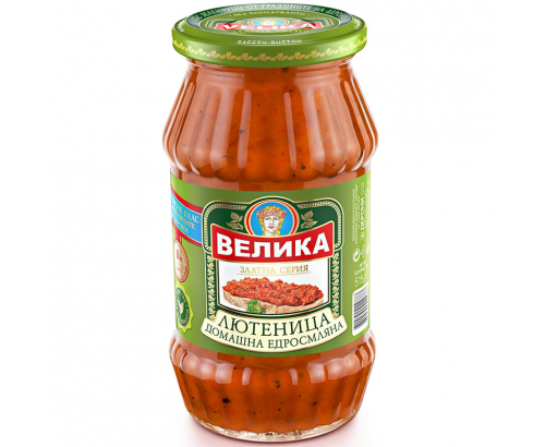 Лютеница домашна едросмляна Велика 265г Лютеница домашна едросмляна Велика 265г