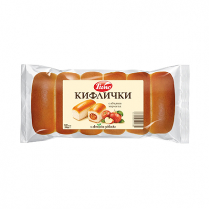 Козуначени кифлички Тимс 250г Мармалад