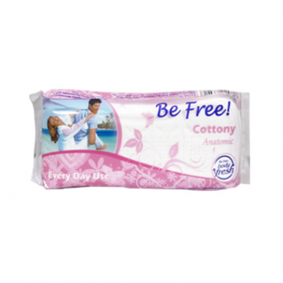 Ежедневни превръзки Би Фри 18бр Памучни Розови