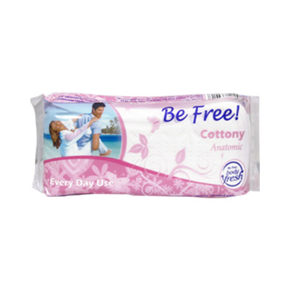 Ежедневни превръзки Би Фри 18бр Памучни Розови