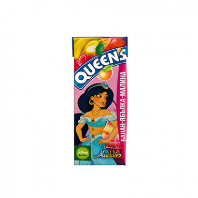 Куинс 200мл Банан, ябълка и малина