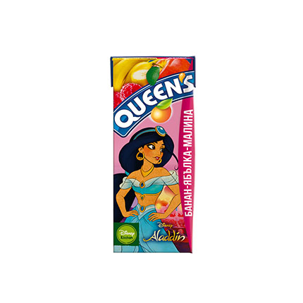 Куинс 200мл Банан, ябълка и малина