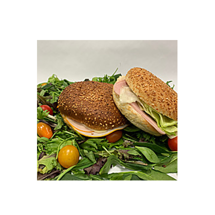 Бургер Ийт енд Го С шунка и кашкавал