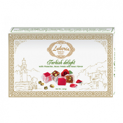 Локум Лукерия 150г Роза и шам фъстък