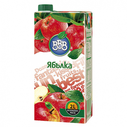 Плодова напитка ВВВ 2л Ябълка 25%