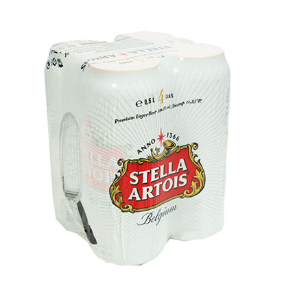 Бира Стела Артоа 4х500мл кен