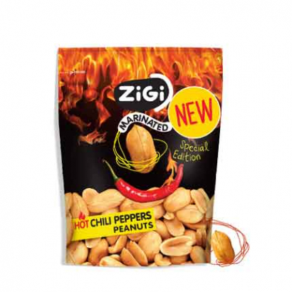 Маринован фъстък Зиги 70г хот чили