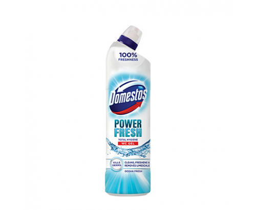 Гел за тоалетна Доместос Тотал 700мл Океан Гел за тоалетна Доместос Тотал 700мл Океан