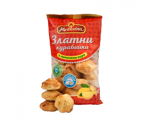 Златни курабийки Медовина 230г С лимонови кори Златни курабийки Медовина 230г С лимонови кори