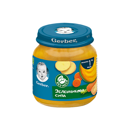 Пюре Гербер 125г Супа от зеленчуци Пюре Гербер 125г Супа от зеленчуци