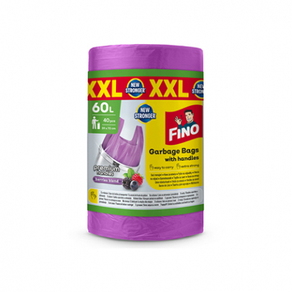 Торби за смет Фино 60л 40бр Ароматизирани