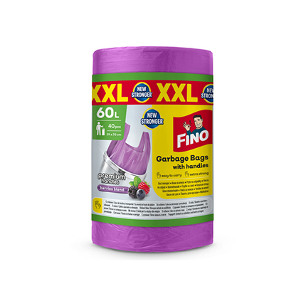Торби за смет Фино 60л 40бр Ароматизирани
