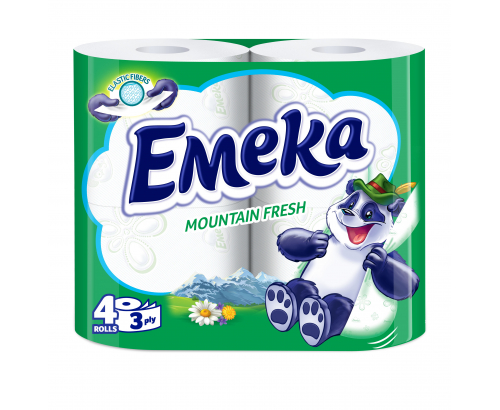 Тоалетна хартия Емека 4бр Маунтин фреш Тоалетна хартия Емека 4бр Маунтин фреш