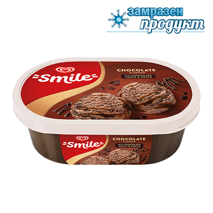 Сладолед Смайл 900мл Шоколад