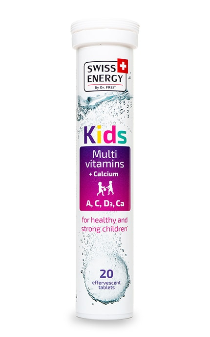 Мултивитамини Суис Енерджи 20бр За деца с калций и витамин D