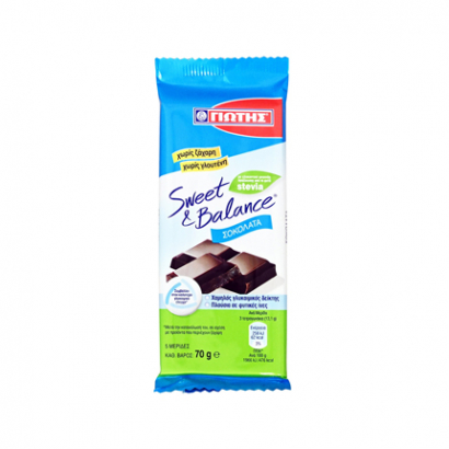 Шоколад Йотис Суит Баланс 70г Черен