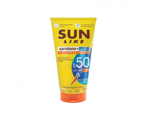 Слънцезащитен хидратиращ лосион Еко Сън Лайк SPF 50 125мл Слънцезащитен хидратиращ лосион Еко Сън Лайк SPF 50 125мл