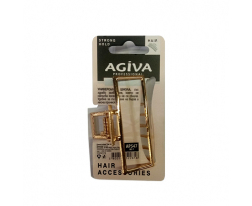 Шнола за коса Агива Про 7см Златна Шнола за коса Агива Про 7см Златна