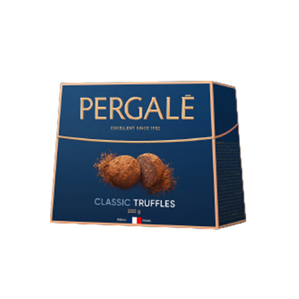 Шоколадови бонбони Пергале трюфел 200г Класик