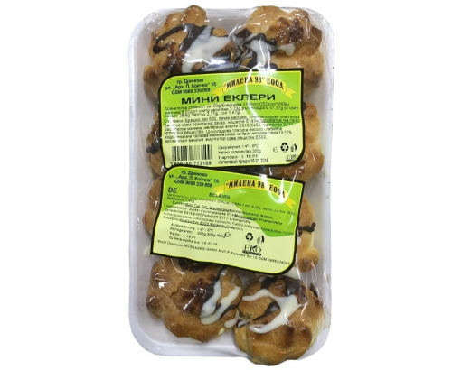 Мини еклери Милена 290г Мини еклери Милена 290г