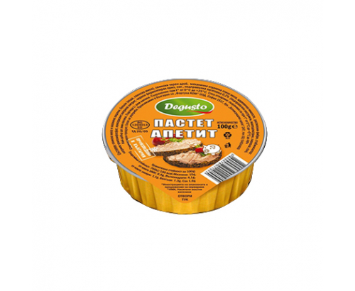 Пастет Дегусто 100г Апетит Пастет Дегусто 100г Апетит