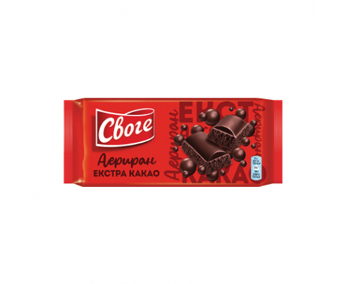 Аеро шоколад Своге 80г Екстра какао