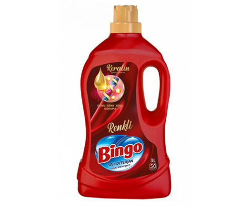 Гел за пране Бинго 3л Цветно червен Гел за пране Бинго 3л Цветно червен