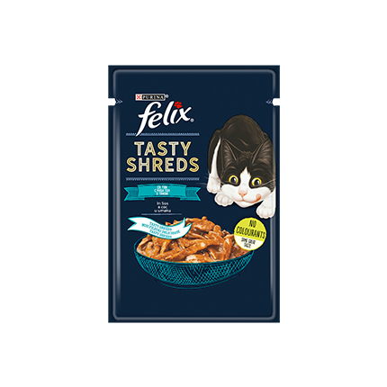 Храна за котки Феликс 80г Парченца риба тон