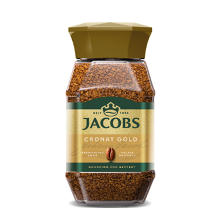 Разтворимо кафе Якобс Кронат Голд 200г Разтворимо кафе Якобс Кронат Голд 200г