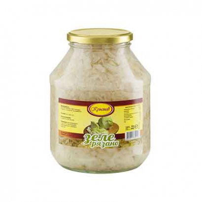 Кисело зеле Кръстев 1,68кг Рязано