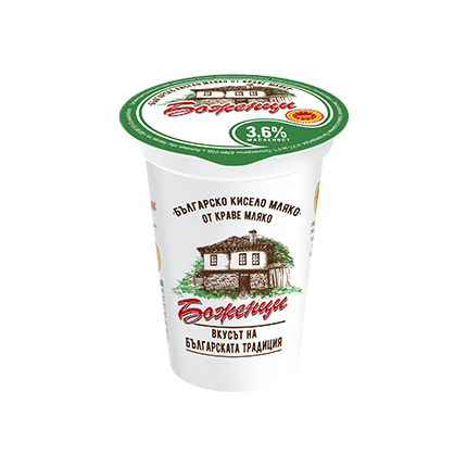 Кисело мляко Боженци 3,6% 400г ЗНП