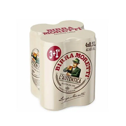 Бира Морети 4х500мл кен Бира Морети 4х500мл кен