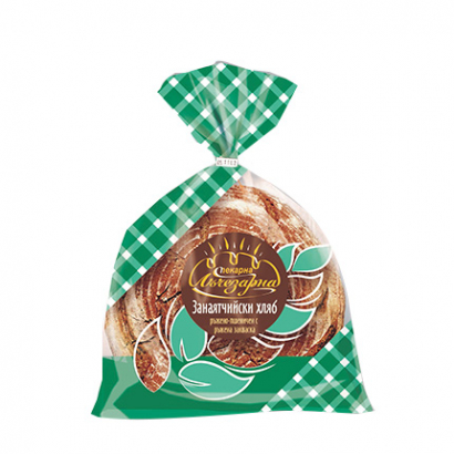 Хляб Занаятчийски Пекарана Лъчезарна 600г Ръжено-пшеничен със закваска